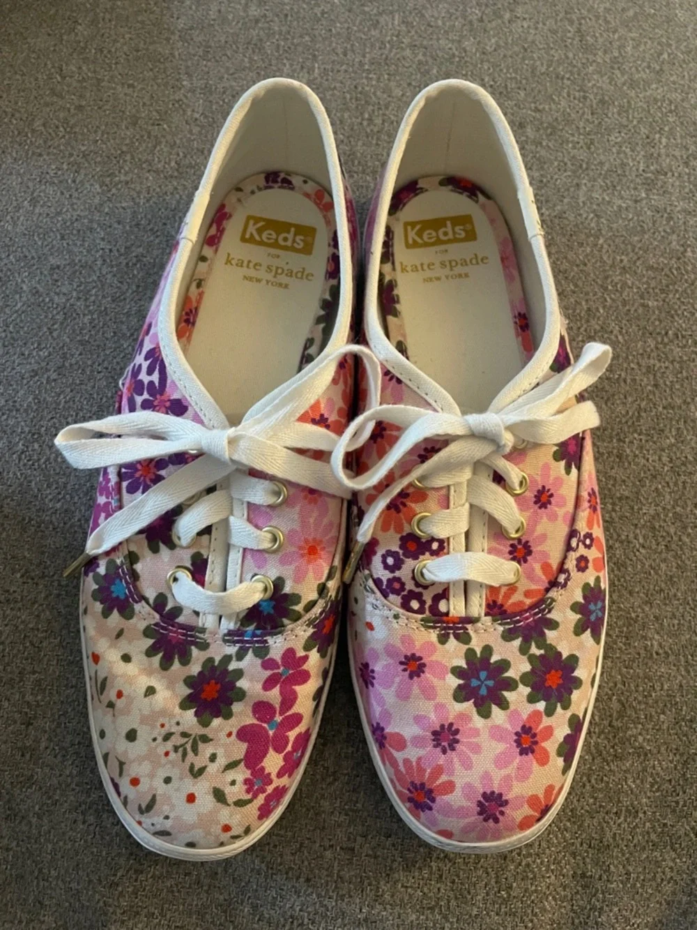 Keds X Kate Spade New York Champion Pacific Petals Sneakers